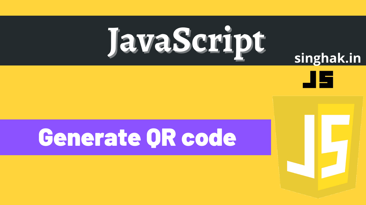 Read more about the article Generate QR code using javaScript